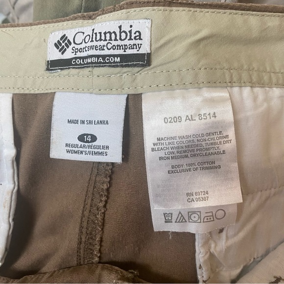 Columbia Utility Chino Pants Brown Cotton Size 14 - Picture 9 of 9